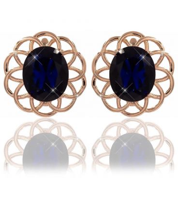 Сережки позолота Великий овал