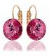 Сережки лимонна позолота Swarovski Crystals 1,2 см