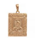 Ладанка лимонная позолота Образ Иисуса 2,1 см (Медицинское золото)