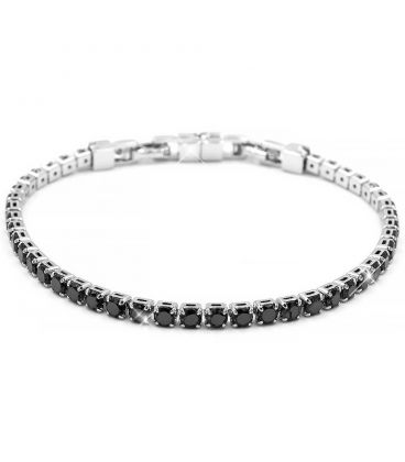 Браслет «Квадраты» родий (0,3/16-18 см)