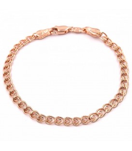 Браслет позолота плетение "лав" 0,4/17см 