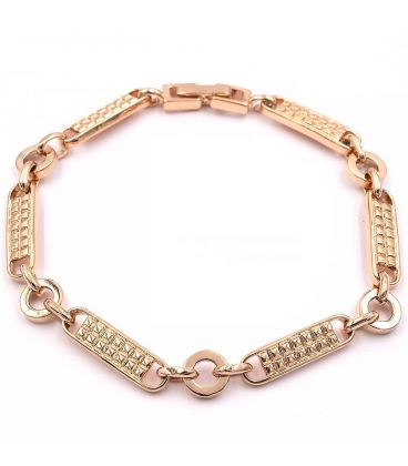 Браслет позолоченный 0,5/19 см