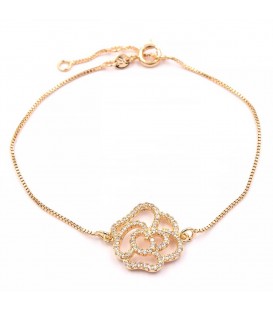 Браслет лимонне золото (Роза)