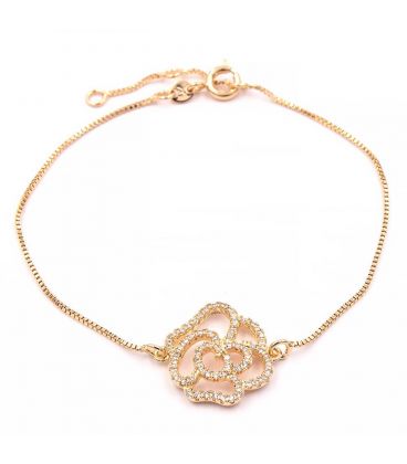 Браслет лимонне золото (Роза)