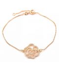 Браслет лимонное золото (Роза)