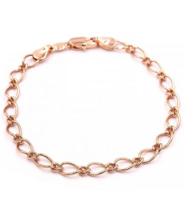 Браслет позолота овальні ланки 1 до 1м 0,5/18 см