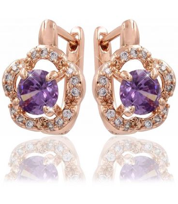 Сережки позолота Квіточка