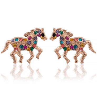 Сережки-гвоздики “Кінь”