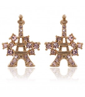 Серьги-гвоздики “Эйфелева башня”