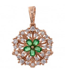 Підвіска "Квітка" позолота (Медичне золото)