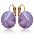 Сережки Swarovski позолота (Медичне золото)