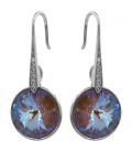 Серьги Swarovski родий