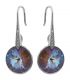 Серьги Swarovski родий