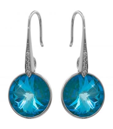 Серьги Swarovski родий