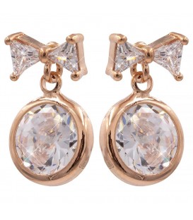 Серьги-гвоздики “Бантики” сталь