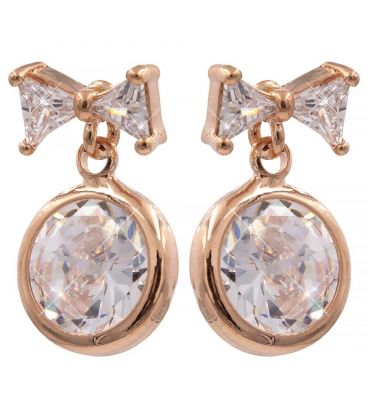 Серьги-гвоздики “Бантики” сталь