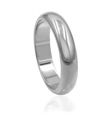 Кольцо обручальное родиум