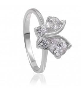 Кільце "Метелик" родіум