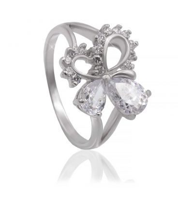 Кільце "Метелик" родіум