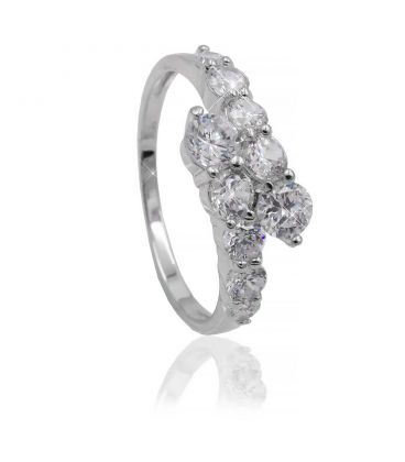 Кільце "Обійми" родіум