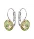 Серьги с кристаллами Swarovski родиум