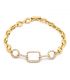 Браслет лимонна позолота (Медичне золото)