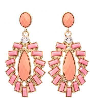 Серьги вечерние “Павлин”