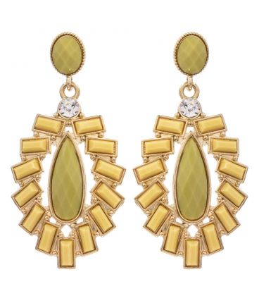 Серьги вечерние “Павлин”