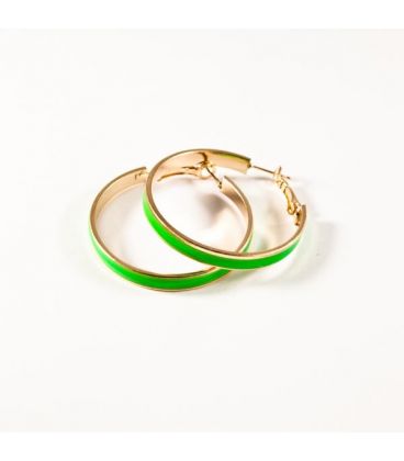 Серьги-кольца эмаль 3,5см