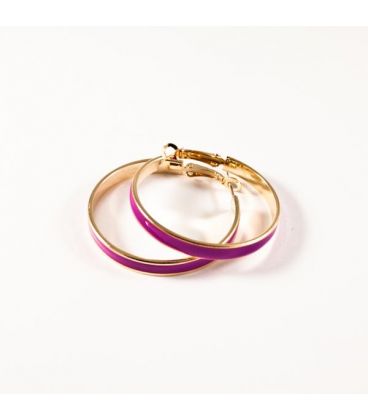 Серьги-кольца эмаль 3,5см