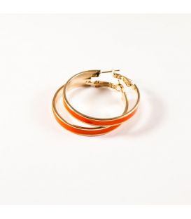 Сережки-кільця емаль 3,5см