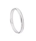Кольцо родиум обручальное Ширина 0,3 см 