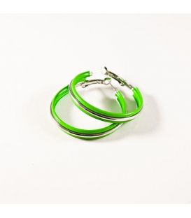 Серьги-кольца эмаль 3,5см