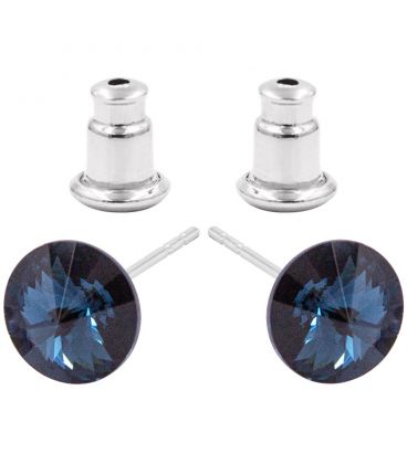 Серьги-гвоздики Swarovski Камень 0,6 см (без основания)
