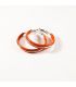 Серьги-кольца эмаль 3,5см