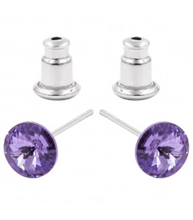 Сережки-гвоздики Swarovski Камінь 0,5 см (без основи)