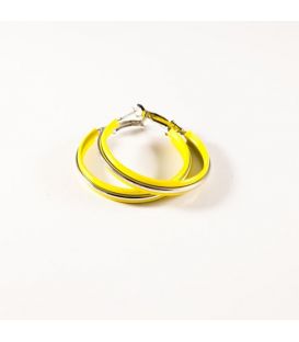 Серьги-кольца эмаль 3,5см