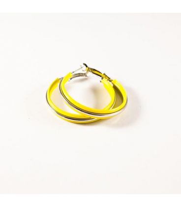 Серьги-кольца эмаль 3,5см