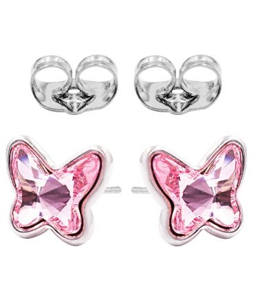 Сережки (гвоздики) Swarovski Метелик