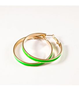 Сережки-кільця емаль тонкі, 5 см