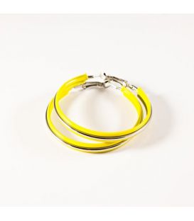 Сережки-кільця емаль тонкі, 5 см