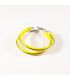 Серьги-кольца эмаль тонкие, 5 см