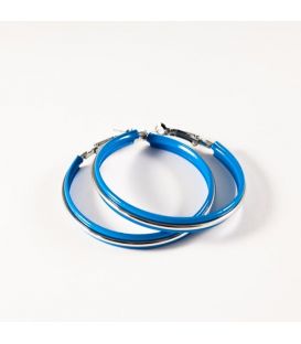 Сережки-кільця емаль тонкі, 5 см