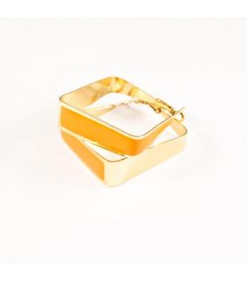 Сережки емаль широкі (квадрат 4 см)