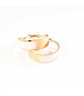 Сережки емаль широкі (кільце 4 см)