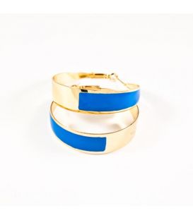 Сережки емаль широкі (квадрат 5 см)