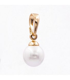 Кулон лимонная позолота "Жемчужина"