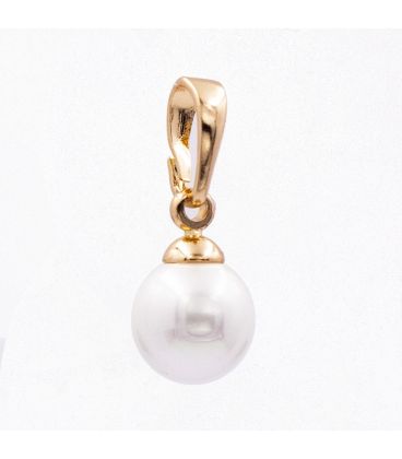 Кулон лимонная позолота "Жемчужина"