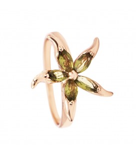 Кільце позолота "Квітка"