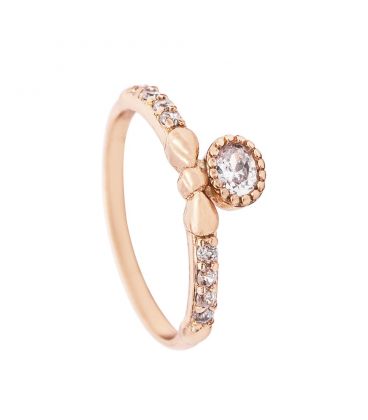 Кільце "Бант" (Медичне золото)